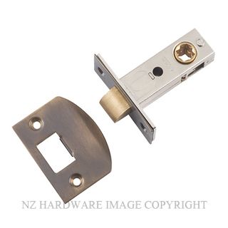 TRADCO 9573 AB TUBE LATCH - SPLIT CAM 45MM ANTIQUE BRASS