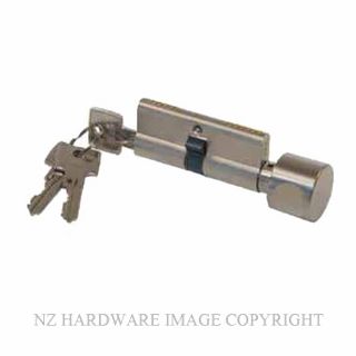 ISEO 8189 NP 6 PIN EURO KEY & TURN CYLINDER 70.6MM NICKEL PLATE