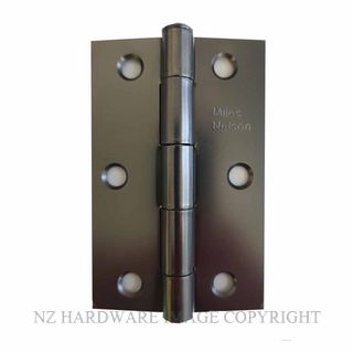 MILES NELSON 520SGH9060 STEEL HINGE 90X60X2MM SQUARE EDGE SATIN GRAPHITE