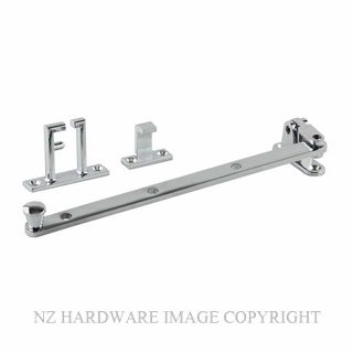 JAECO S180 SHORT CASEMENT STAY 240MM CHROME PLATE