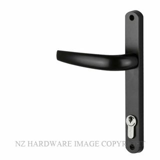 SYLVAN SYI-11E BLACK ORION LEVER HANDLE EURO KEY 202MM B/PLATE BLACK