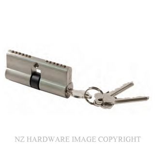 SYLVAN S725DBL 5 SNPKA EURO DOUBLE CYLINDER 5 PIN KEYED ALIKE SATIN NICKEL