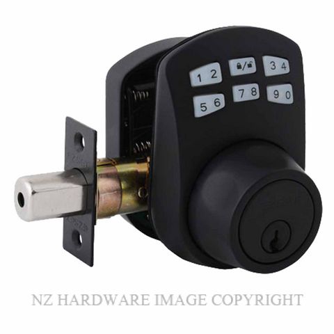 EZSET KEPD10S01BLK MANUAL DRIVE KEYPAD DEADBOLT MATT BLACK