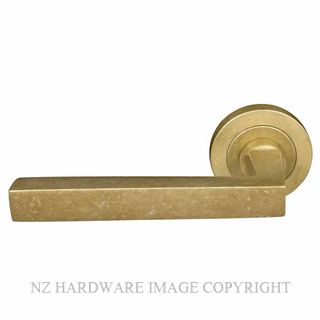 WINDSOR 8221 RLB FEDERAL 52MM ROSE HANDLE (PAIR) RUMBLED BRASS
