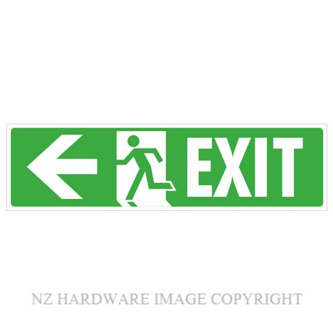 DENEEFE G42 EXIT SYMBOL LH ARROW 410X110