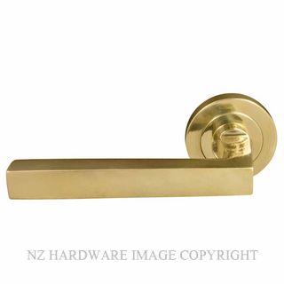 WINDSOR 8221 UB FEDERAL 52MM ROSE HANDLE (PAIR) UNLACQUERED BRASS