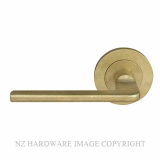 WINDSOR 8216 RLB CHALET 64MM LARGE ROSE HANDLES (PAIR) RUMBLED BRASS