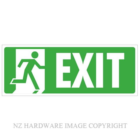 DENEEFE G40DS EXIT SYMBOL DOUBLE SIDED 295X110