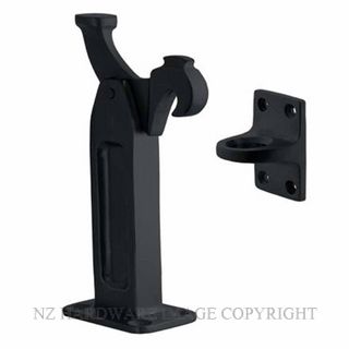 MILES NELSON 608PB DOOR STOP LATCH BACK MATT BLACK