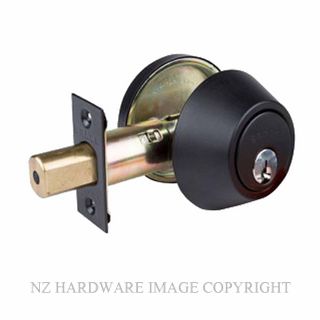 BRAVA D3X91B KEY & TURN DEADBOLT MATT BLACK