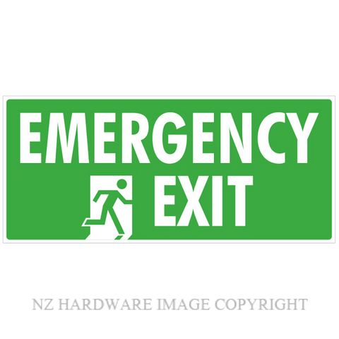 DENEEFE G50DS EMERGENCY EXIT DOUBLE SIDED 500X220