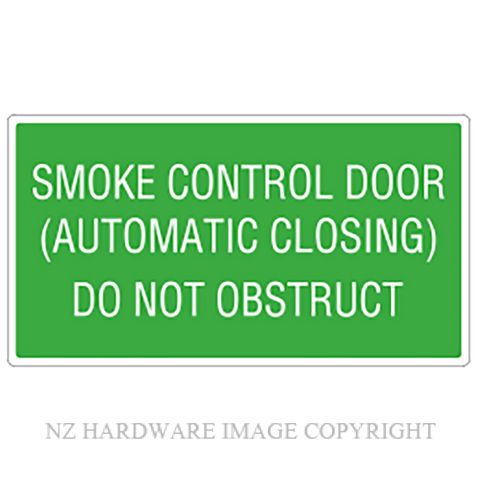 DENEEFE G8E AUTO SMOKE CONTROL DOOR