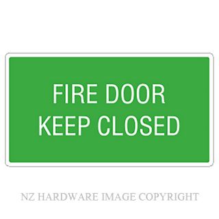 DENEEFE G8C FIRE DOOR KEEP CLOSED