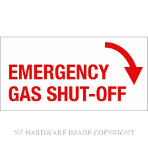DENEEFE MED22 EMERGENCY GAS SHUT-OFF PVC