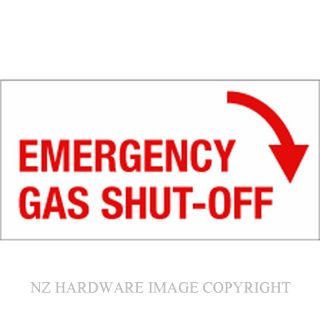 DENEEFE MED22 EMERGENCY GAS SHUT-OFF PVC