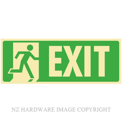 DENEEFE GL40 EXIT SYMBOL 295X110 ILLUMINOUS