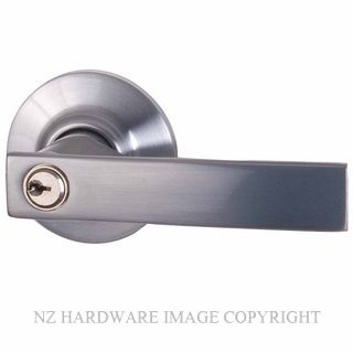 SYLVAN E37ET HOUSTON ENTRANCE SET SATIN CHROME