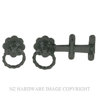 ELEMENTS HARDWARE 2003 BLACK IRON - GATE LATCH BLACK