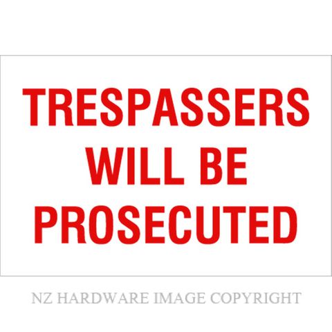 DENEEFE R3 TRESPASSERS WILL BE PROSECUTED