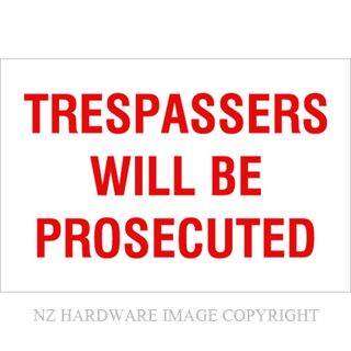 DENEEFE R3 TRESPASSERS WILL BE PROSECUTED
