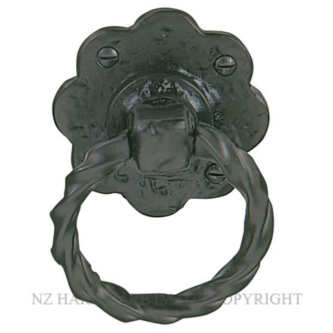 ELEMENTS HARDWARE 2049 BLACK IRON - DRAWER / DOOR PULL BLACK