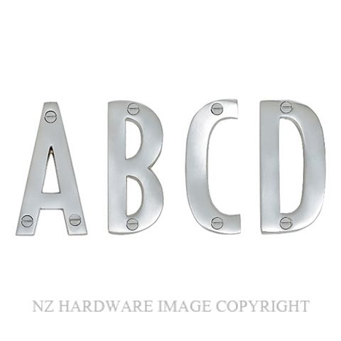 ELEMENTS 5300 ALPHABET 50MM A-D SATIN CHROME