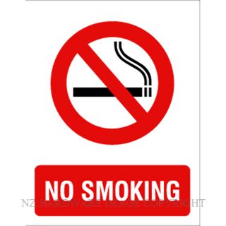 DENEEFE SF5 NO SMOKING SELF ADHESIVE SHEET OF 6
