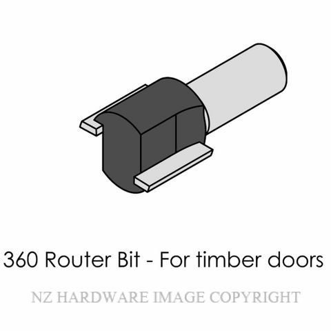 BRIO ROUTER360 ROUTER BIT FOR FLUSH BOLT