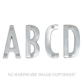 ELEMENTS 5301 ALPHABET 76MM A-G SATIN CHROME