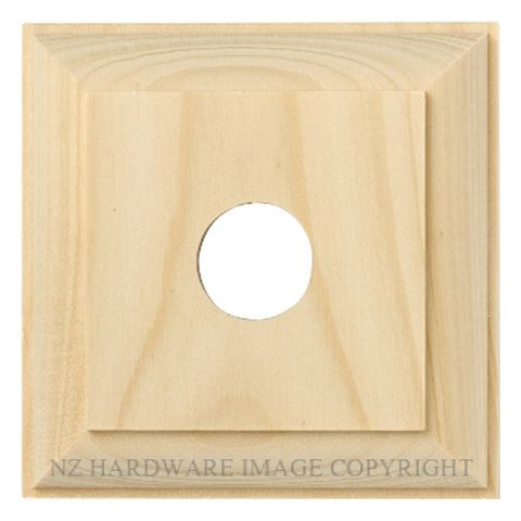 TRADCO 5441 SINGLE BLOCK TRADITIONAL 90 X 90MM PINE
