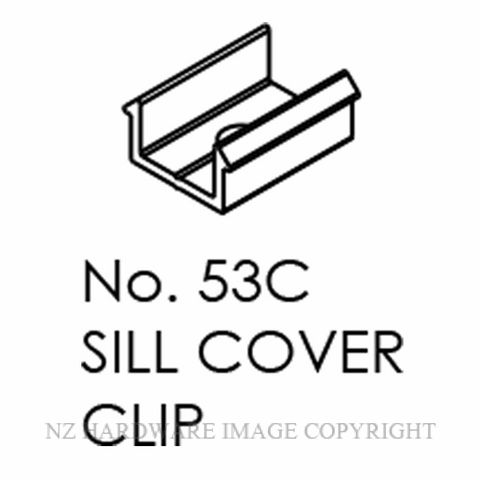 BRIO 53C/8 SILL COVER CLIP (PACK OF 8)