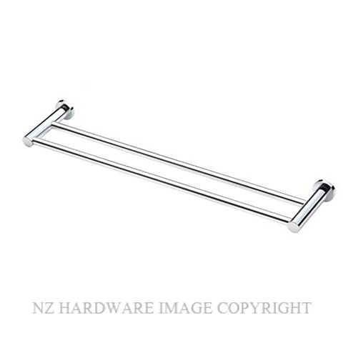 HEIRLOOM CENTRO DOUBLE TOWEL RAILS CHROME PLATE