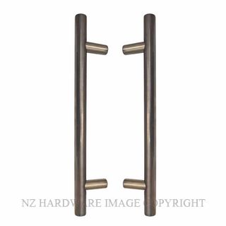 WINDSOR 8190 - 8191  NB BRASS PULL HANDLE NATURAL BRONZE