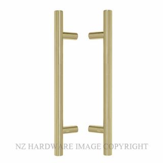 WINDSOR 8190 - 8191  PB BRASS PULL HANDLE POLISHED BRASS-LACQUERED