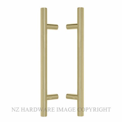 WINDSOR 8190 - 8191  PB BRASS PULL HANDLE POLISHED BRASS-LACQUERED