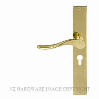 WINDSOR 8194 E48 UB HAVEN SQUARE LONGPLATE E48 KEYHOLE UNLACQUERED BRASS