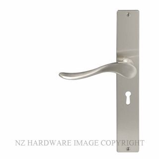 WINDSOR 8194L BN HAVEN SQUARE LONGPLATE STD KEYHOLE BRUSHED NICKEL