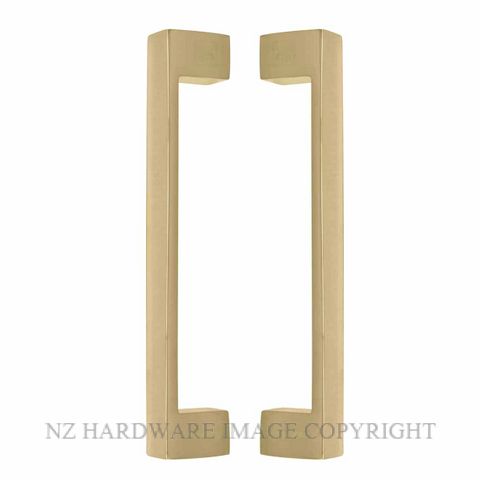 WINDSOR 8193 PB PULL HANDLE BACK TO BACK 235 OA POLISHED BRASS-LACQUERED