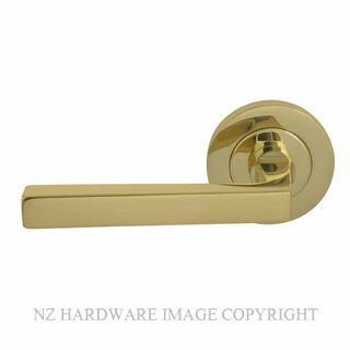 WINDSOR 8226 UB FEDERAL 64MM LARGE ROSE HANDLE (PAIR) UNLACQUERED BRASS