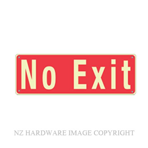 ECOGLO ECNE4113-16 NO EXIT 410MM X 133MM