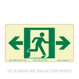 ECOGLO RUNNING MAN 2 ARROWS HIGH VIS