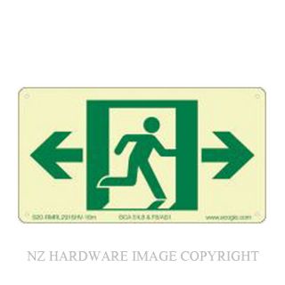 ECOGLO ECRMRL2916HV-16 PICTOGRAM DOUBLE ARROW HI VIS 290MM X 162MM