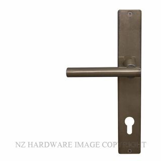 WINDSOR 8205 E85 AB CHARLESTON SQUARE LONGPLATE E85 KEYHOLE ANTIQUE BRONZE