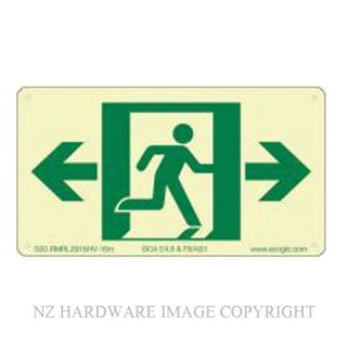 ECOGLO ECRMRL4223HV-24 PICTOGRAM DOUBLE ARROW HI VIS 420MM X 230MM