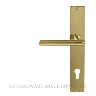 WINDSOR 8205 E85 UB CHARLESTON SQUARE LONGPLATE E85 KEYHOLE UNLACQUERED BRASS