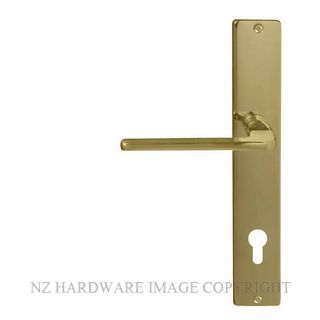 WINDSOR 8215 E85 UB CHALET SQUARE LONGPLATE E85 EURO UNLACQUERED BRASS