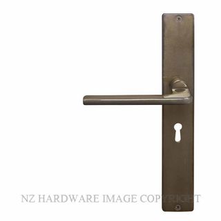 WINDSOR 8215L AB CHALET SQUARE LONGPLATE STD KEYHOLE ANTIQUE BRONZE