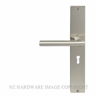 WINDSOR 8205L BN CHARLESTON SQUARE LONGPLATE STD KEYHOLE BRUSHED NICKEL