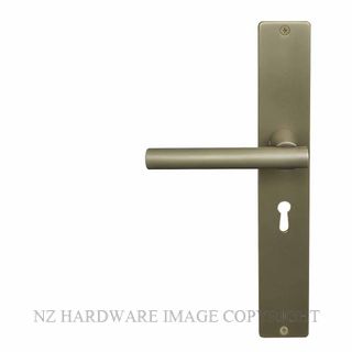 WINDSOR 8205L RB CHARLESTON SQUARE LONGPLATE STD KEYHOLE ROMAN BRASS
