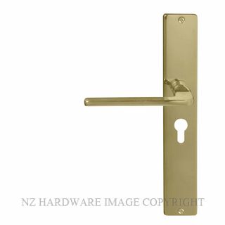 WINDSOR 8215 E48 PB CHALET SQUARE LONGPLATE E48 EURO POLISHED BRASS-LACQUERED
